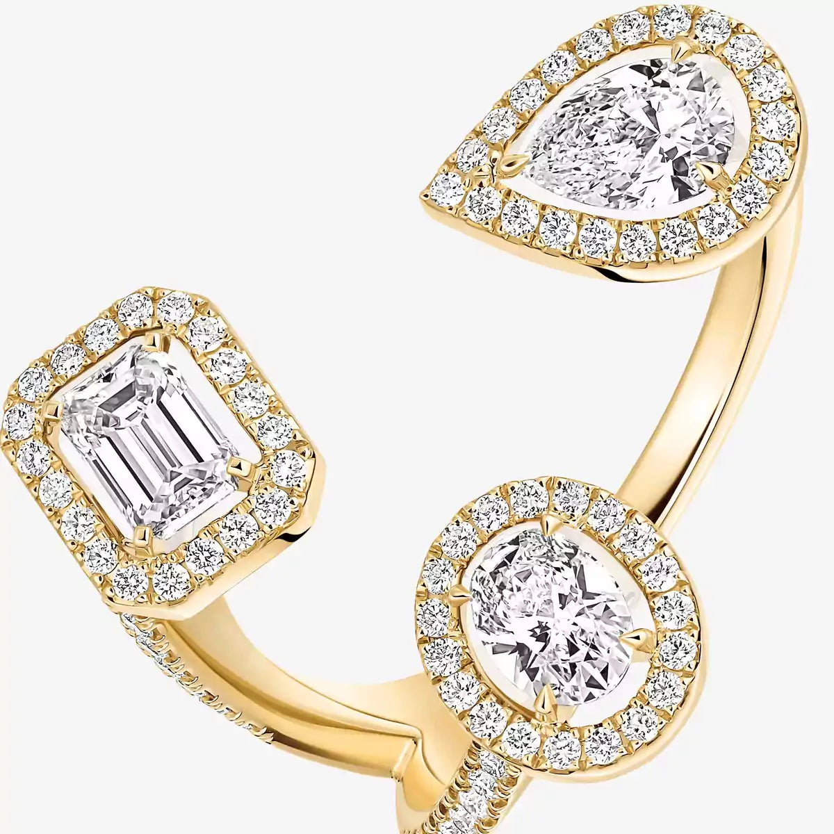 [[Clara Jewely] Diamond Ring 0,25ct My Twin Trilogy