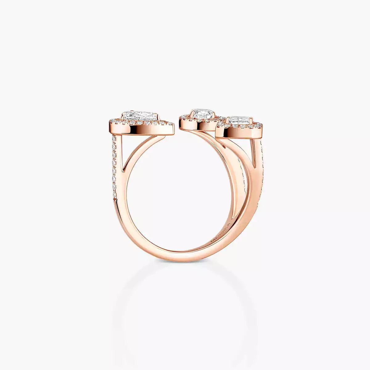 [[Clara Jewely] Diamond Ring 0,25ct My Twin Trilogy