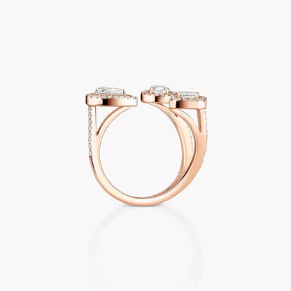 [[Clara Jewely] Diamond Ring 0,25ct My Twin Trilogy