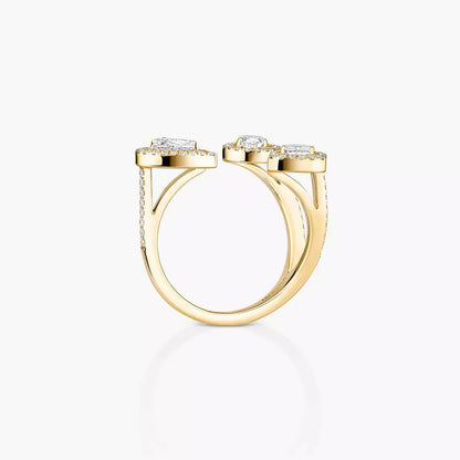 [[Clara Jewely] Diamond Ring 0,25ct My Twin Trilogy