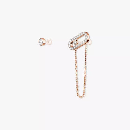[Clara Jewely]Move Uno Diamond Earrings