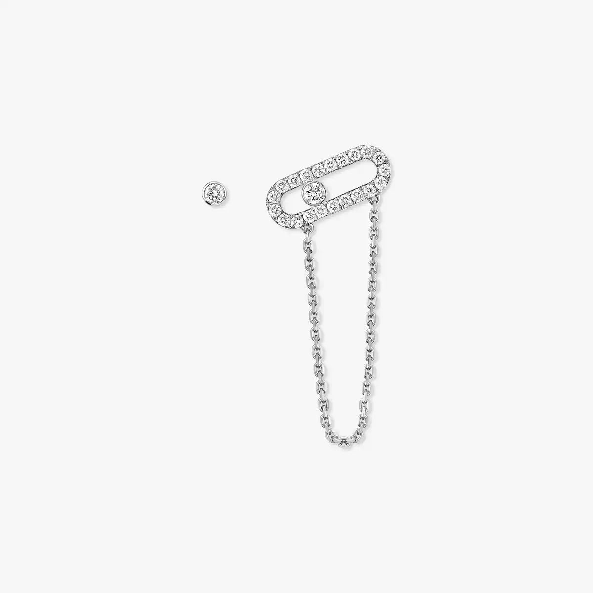 [Clara Jewely]Move Uno Diamond Earrings
