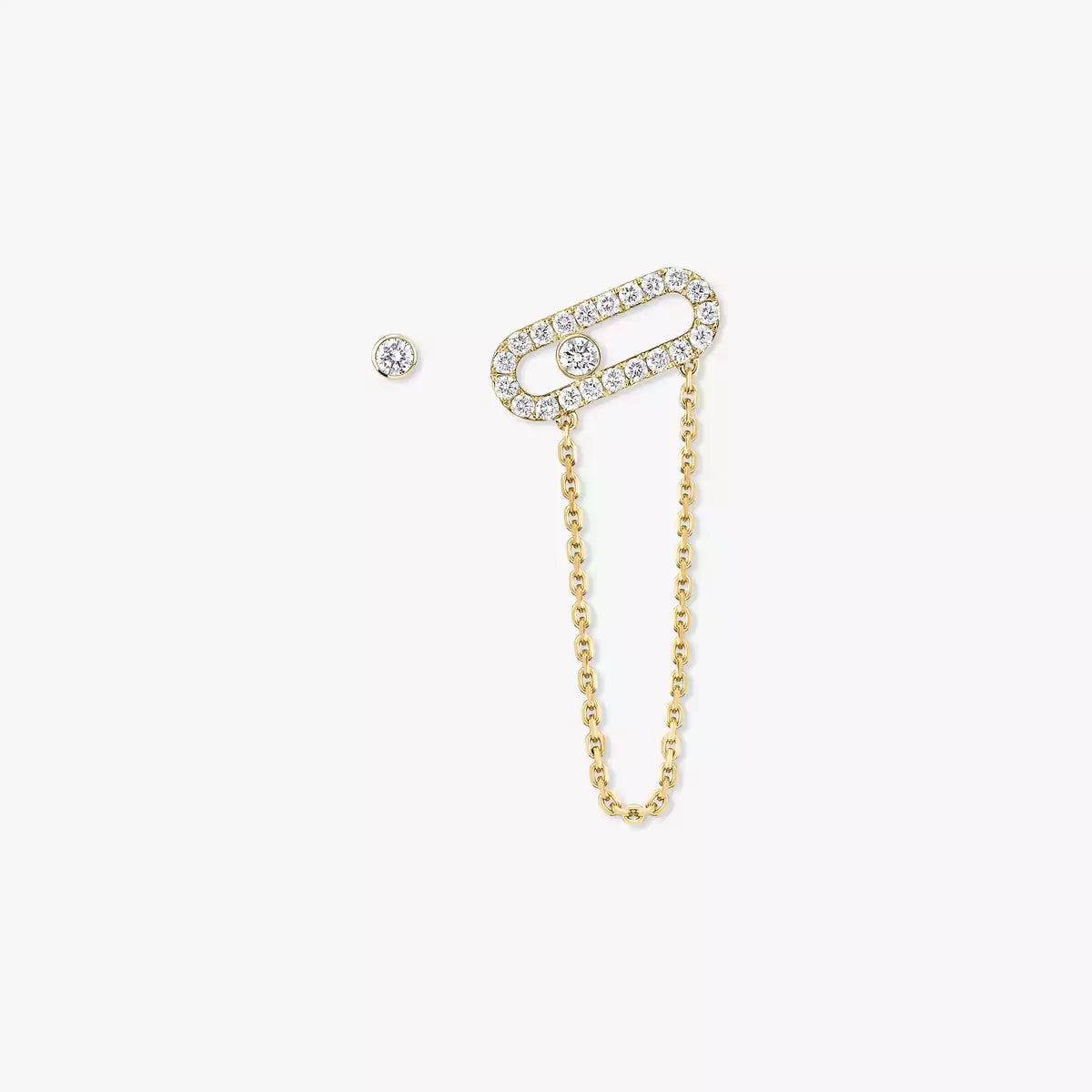 [Clara Jewely]Move Uno Diamond Earrings