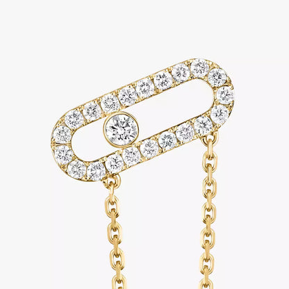 [Clara Jewely]Move Uno Diamond Earrings