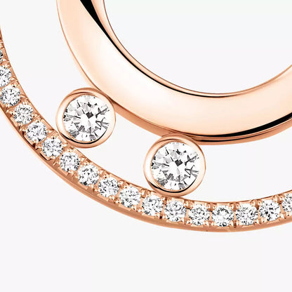 [Clara Jewely]Move Romane Small Diamond Hoop Earrings