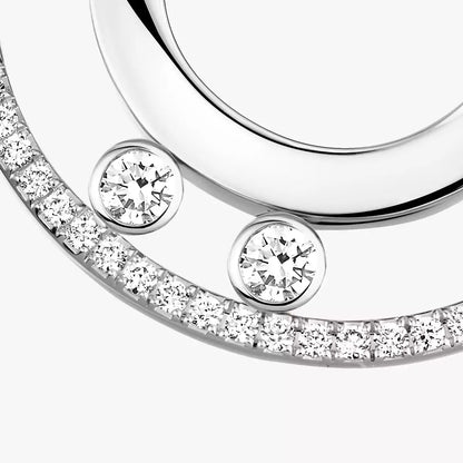 [Clara Jewely]Move Romane Small Diamond Hoop Earrings