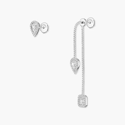 [Clara Jewely]Diamond Drop Earrings My Twin