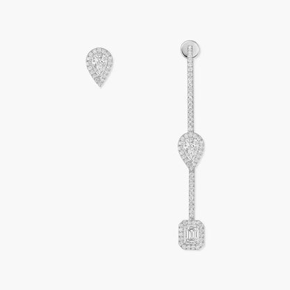 [Clara Jewely]Diamond Drop Earrings My Twin