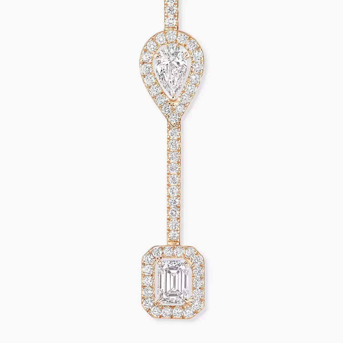 [Clara Jewely]Diamond Drop Earrings My Twin