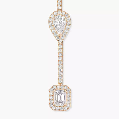 [Clara Jewely]Diamond Drop Earrings My Twin