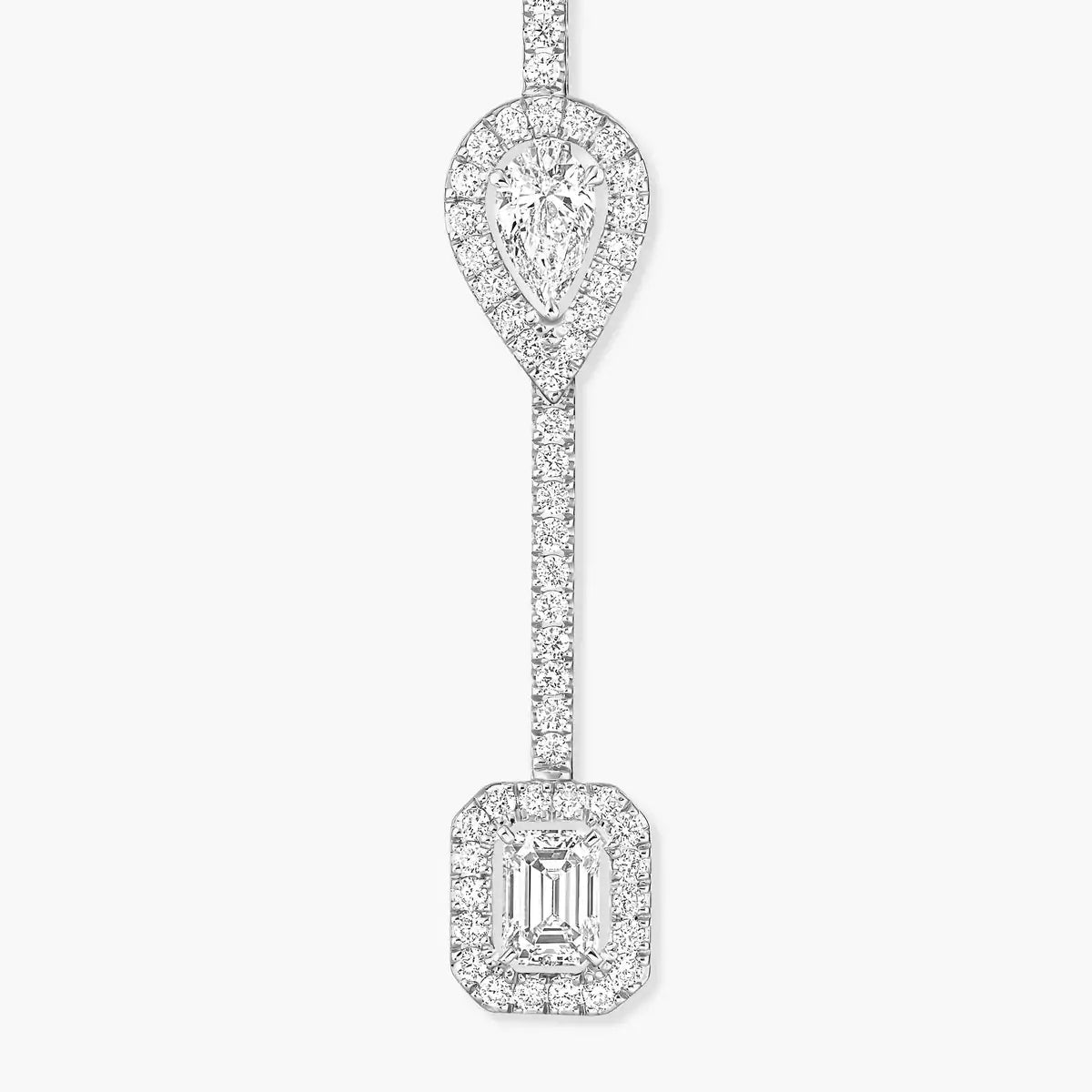 [Clara Jewely]Diamond Drop Earrings My Twin