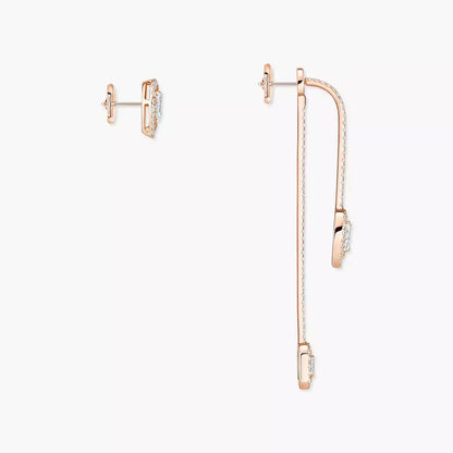 [Clara Jewely]Diamond Drop Earrings My Twin