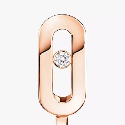 [Clara Jewely]Diamond Mini Hoop Earrings Move Classique