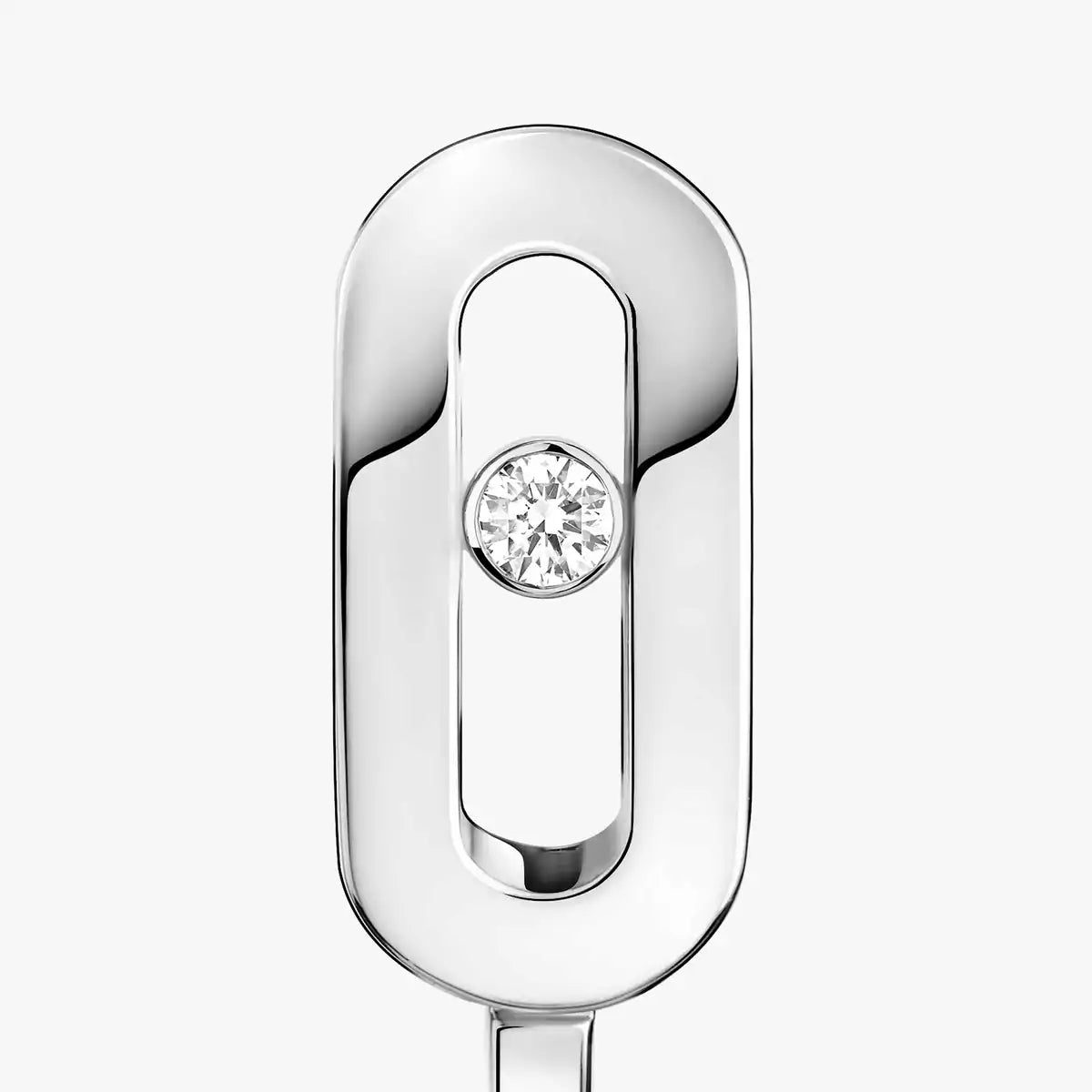 [Clara Jewely]Diamond Mini Hoop Earrings Move Classique