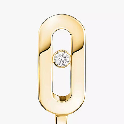 [Clara Jewely]Diamond Mini Hoop Earrings Move Classique