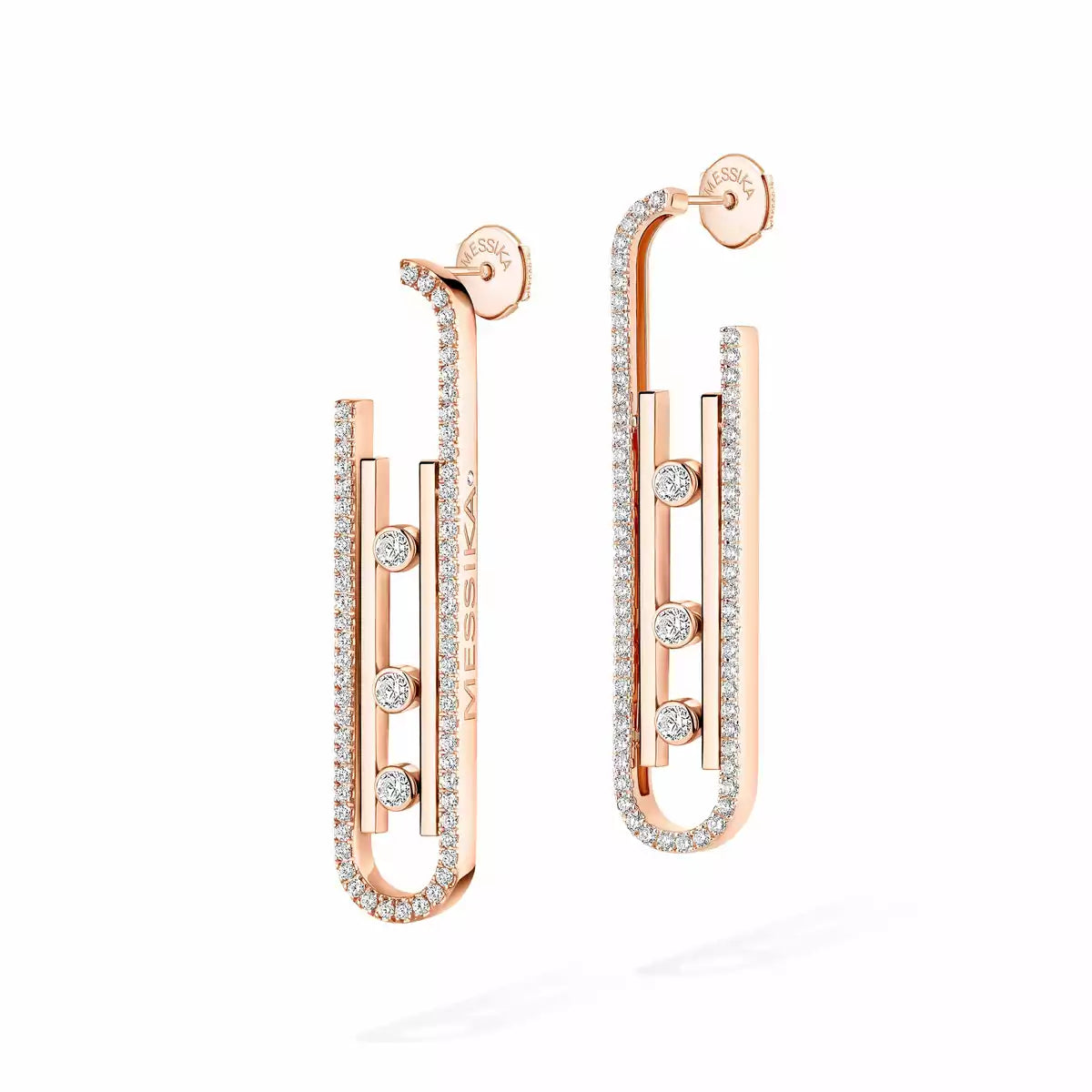 [Clara Jewely]Diamond Pendant Earrings Move 10Th
