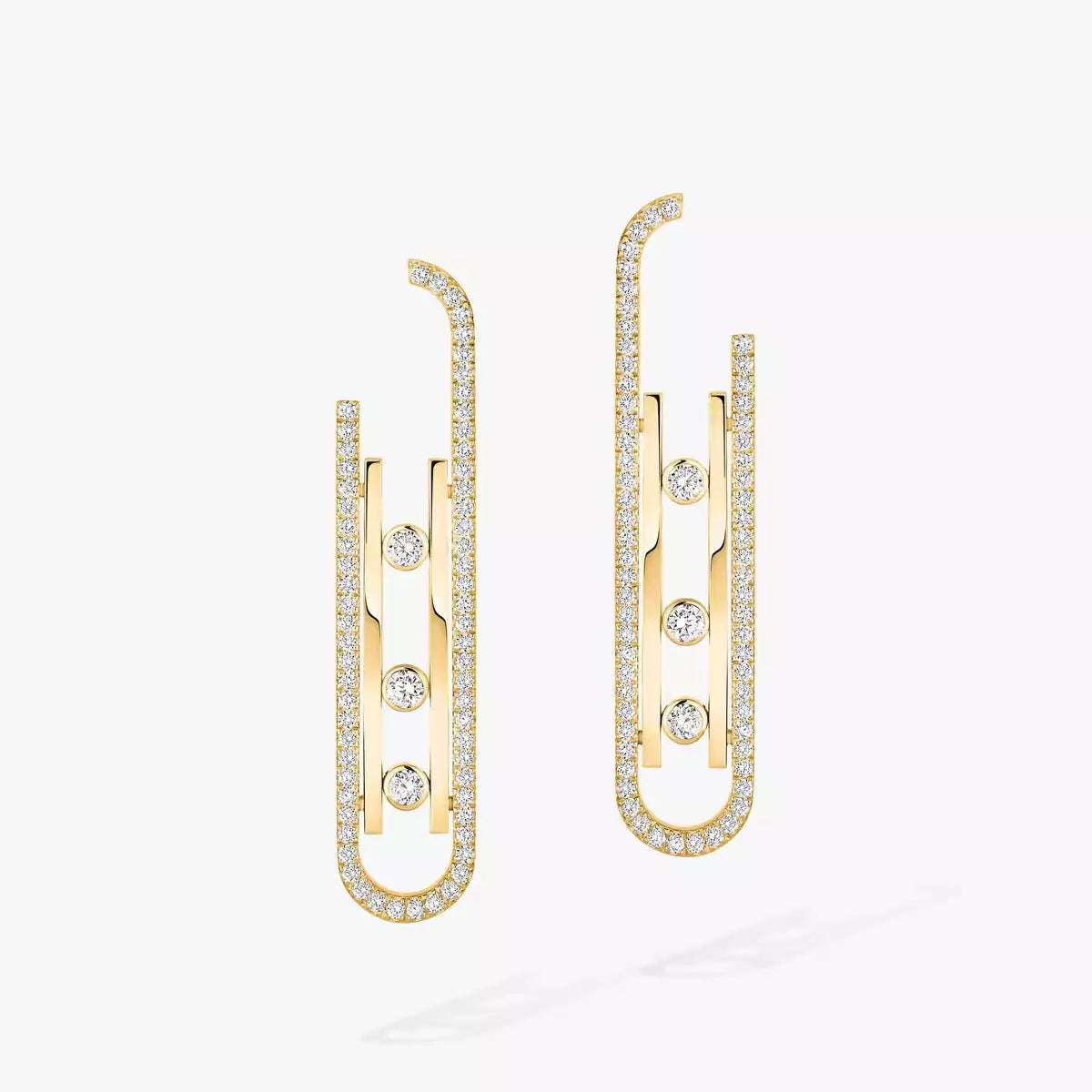[Clara Jewely]Diamond Pendant Earrings Move 10Th