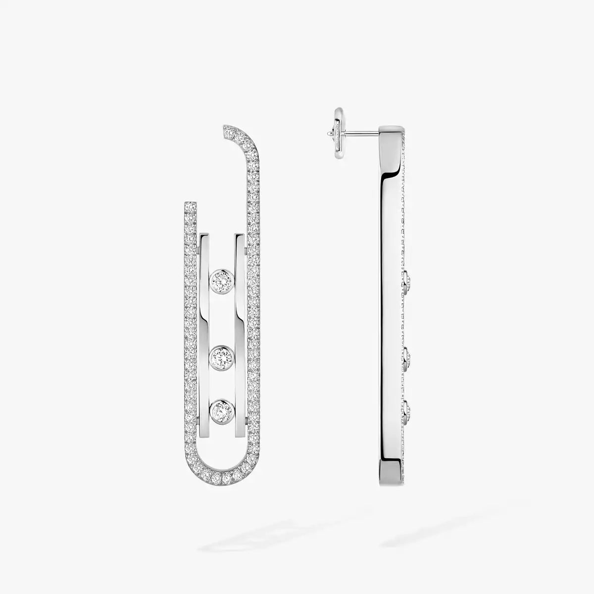 [Clara Jewely]Diamond Pendant Earrings Move 10Th