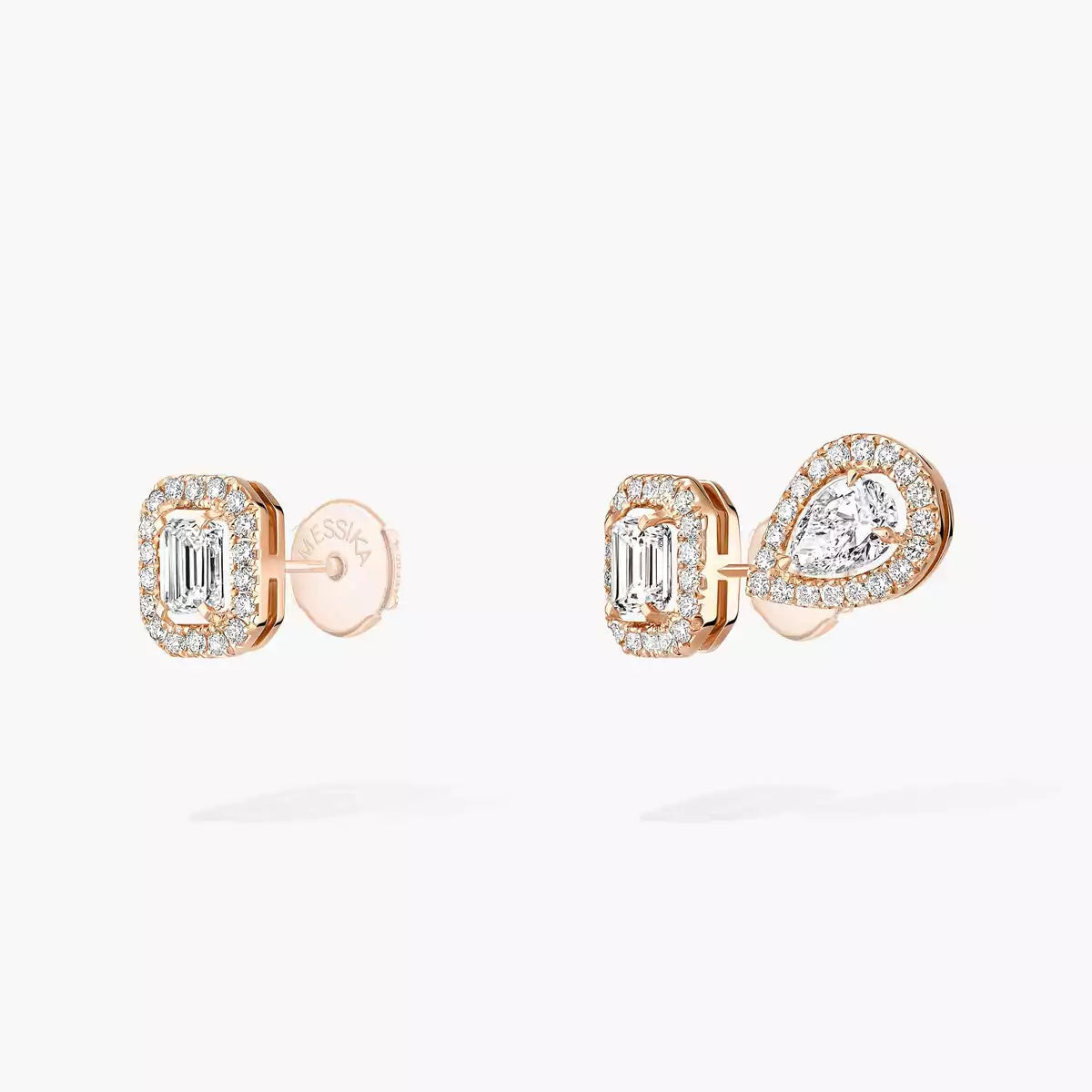 [Clara Jewely]Diamond Earrings 0,10ct My Twin 1+2