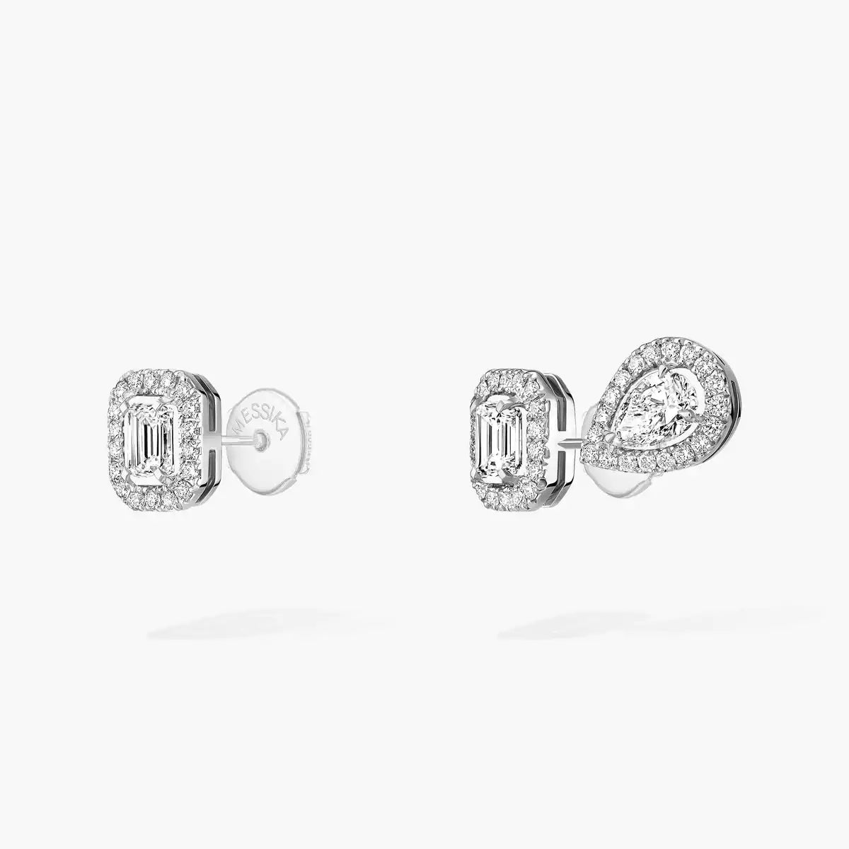 [Clara Jewely]Diamond Earrings 0,10ct My Twin 1+2