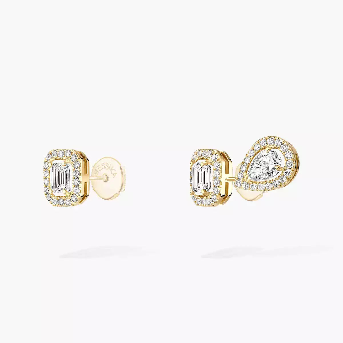 [Clara Jewely]Diamond Earrings 0,10ct My Twin 1+2