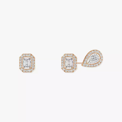 [Clara Jewely]Diamond Earrings 0,10ct My Twin 1+2