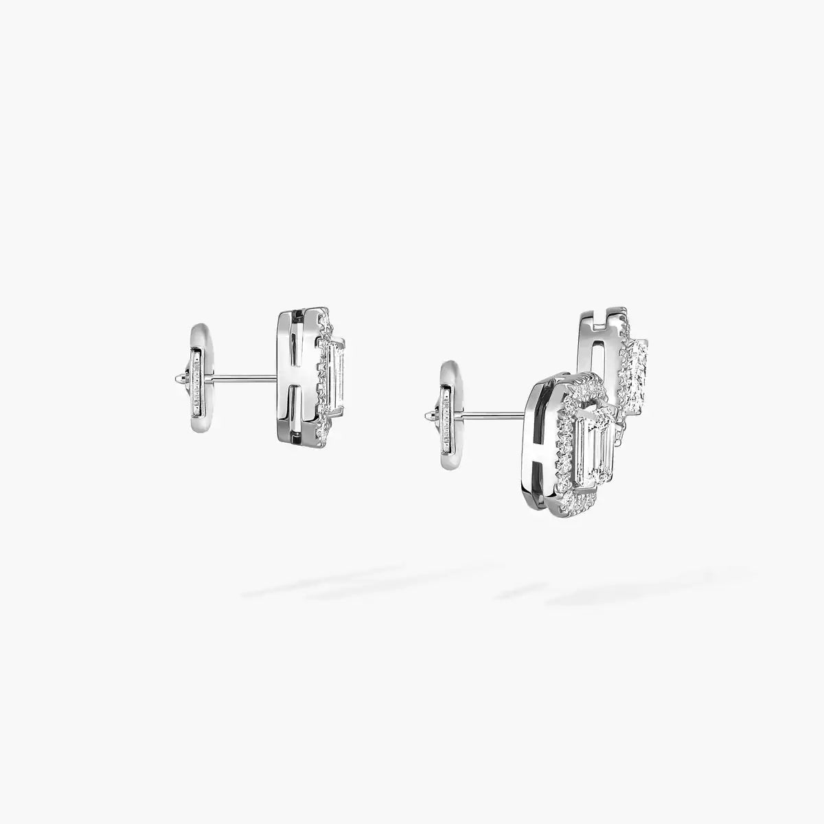 [Clara Jewely]Diamond Earrings 0,10ct My Twin 1+2