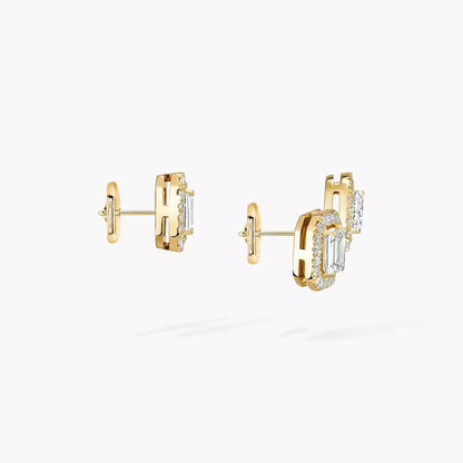 [Clara Jewely]Diamond Earrings 0,10ct My Twin 1+2
