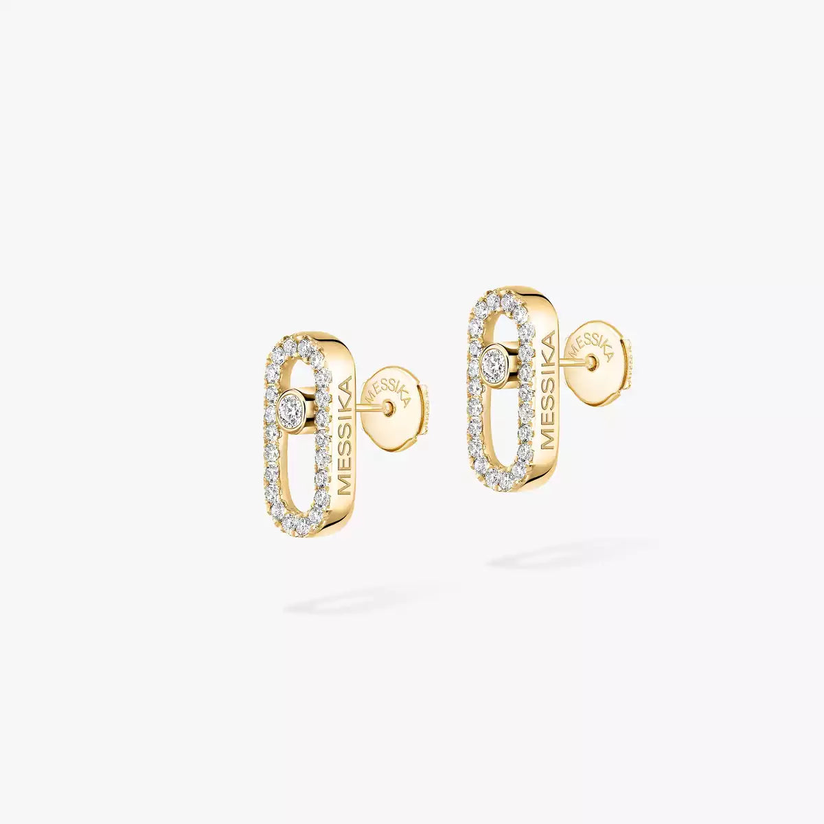 [Clara Jewely]Move Uno Diamond Earrings