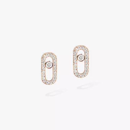 [Clara Jewely]Move Uno Diamond Earrings