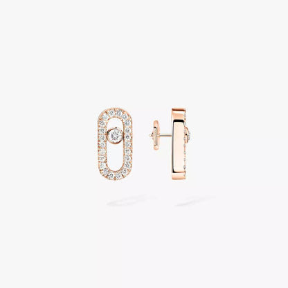 [Clara Jewely]Move Uno Diamond Earrings