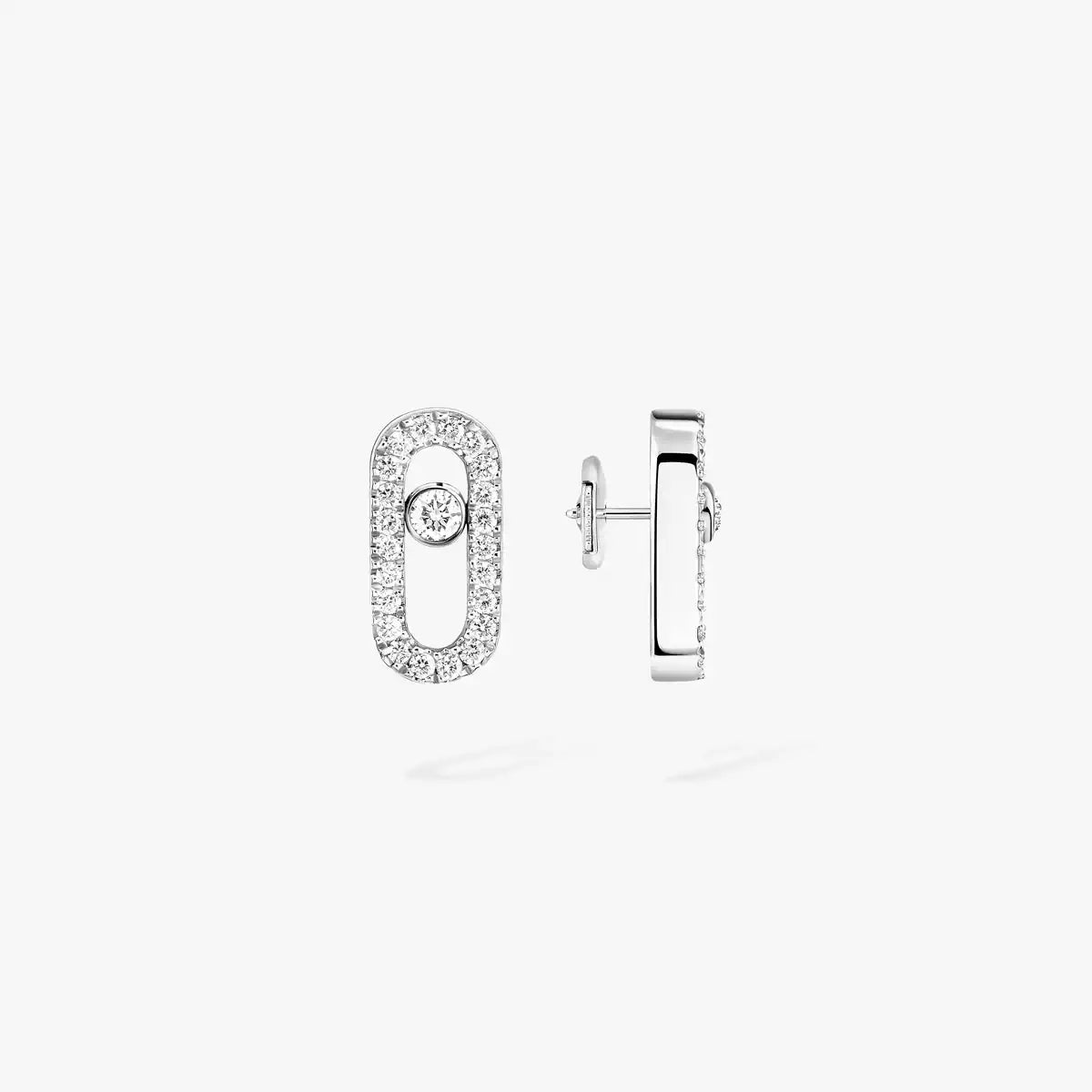 [Clara Jewely]Move Uno Diamond Earrings