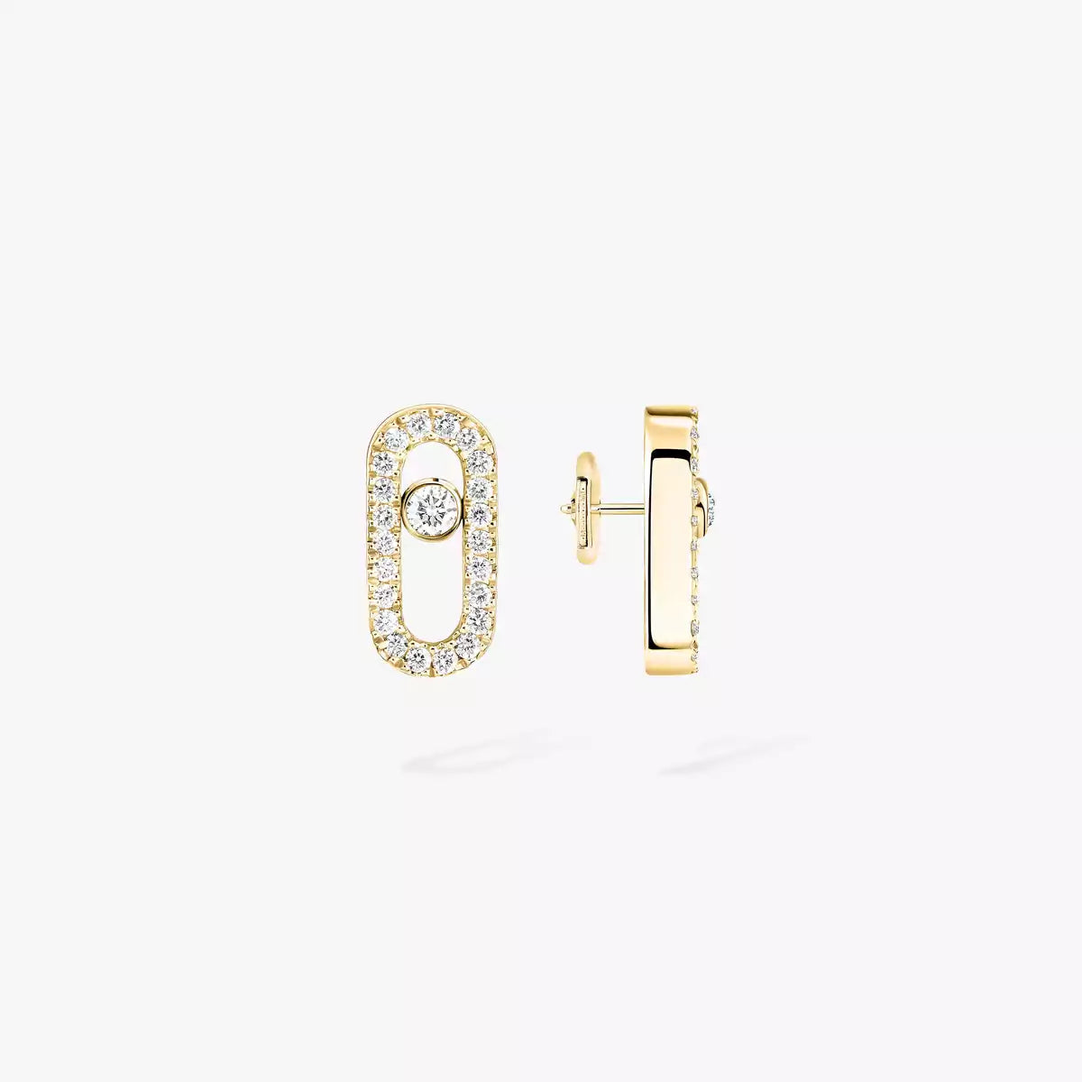 [Clara Jewely]Move Uno Diamond Earrings