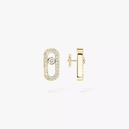 [Clara Jewely]Move Uno Diamond Earrings