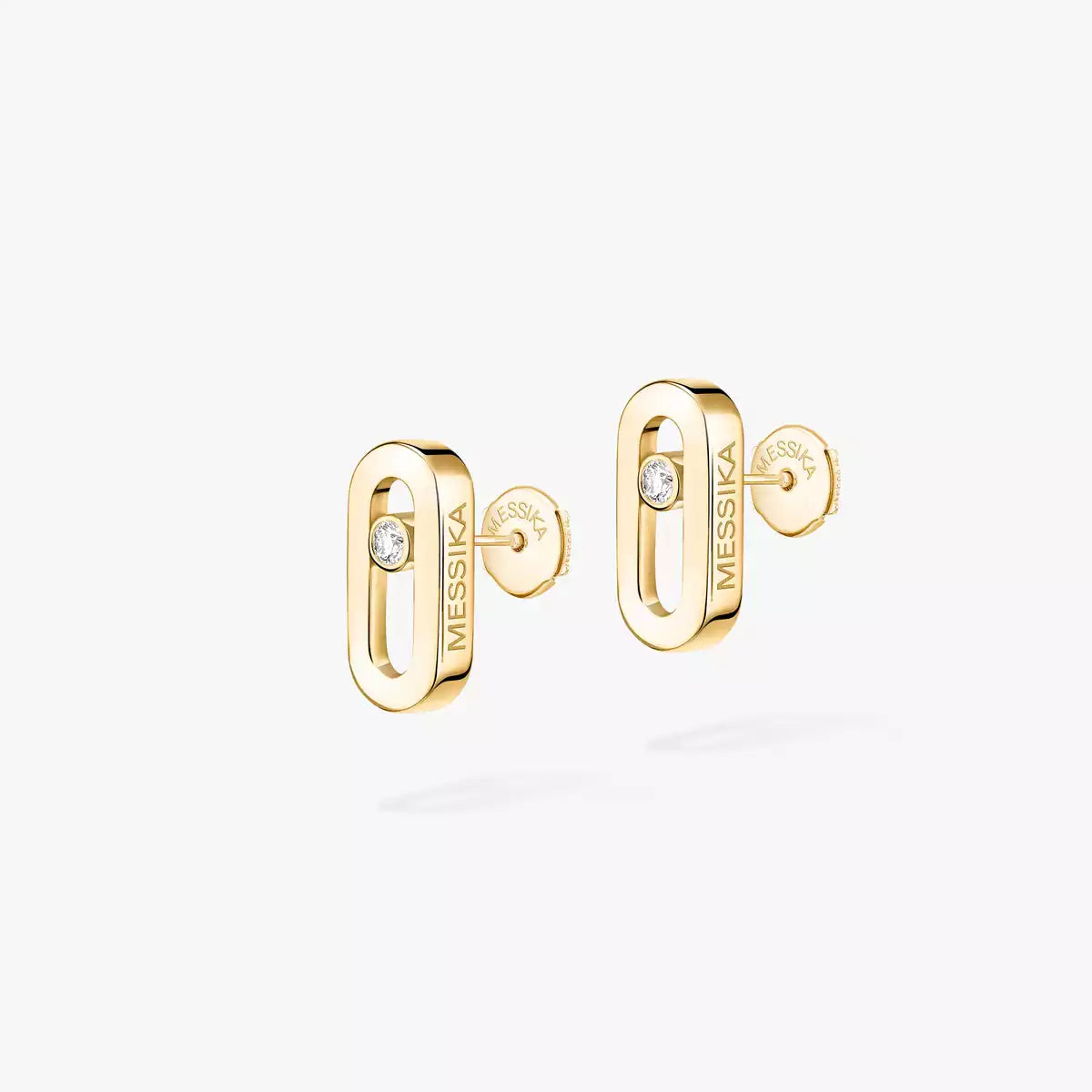 [Clara Jewely]Move Uno Diamond Stud Earrings