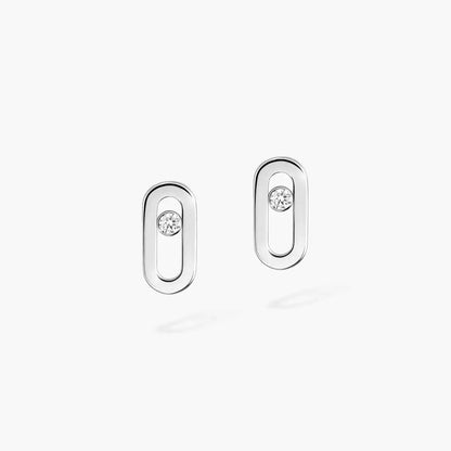[Clara Jewely]Move Uno Diamond Stud Earrings