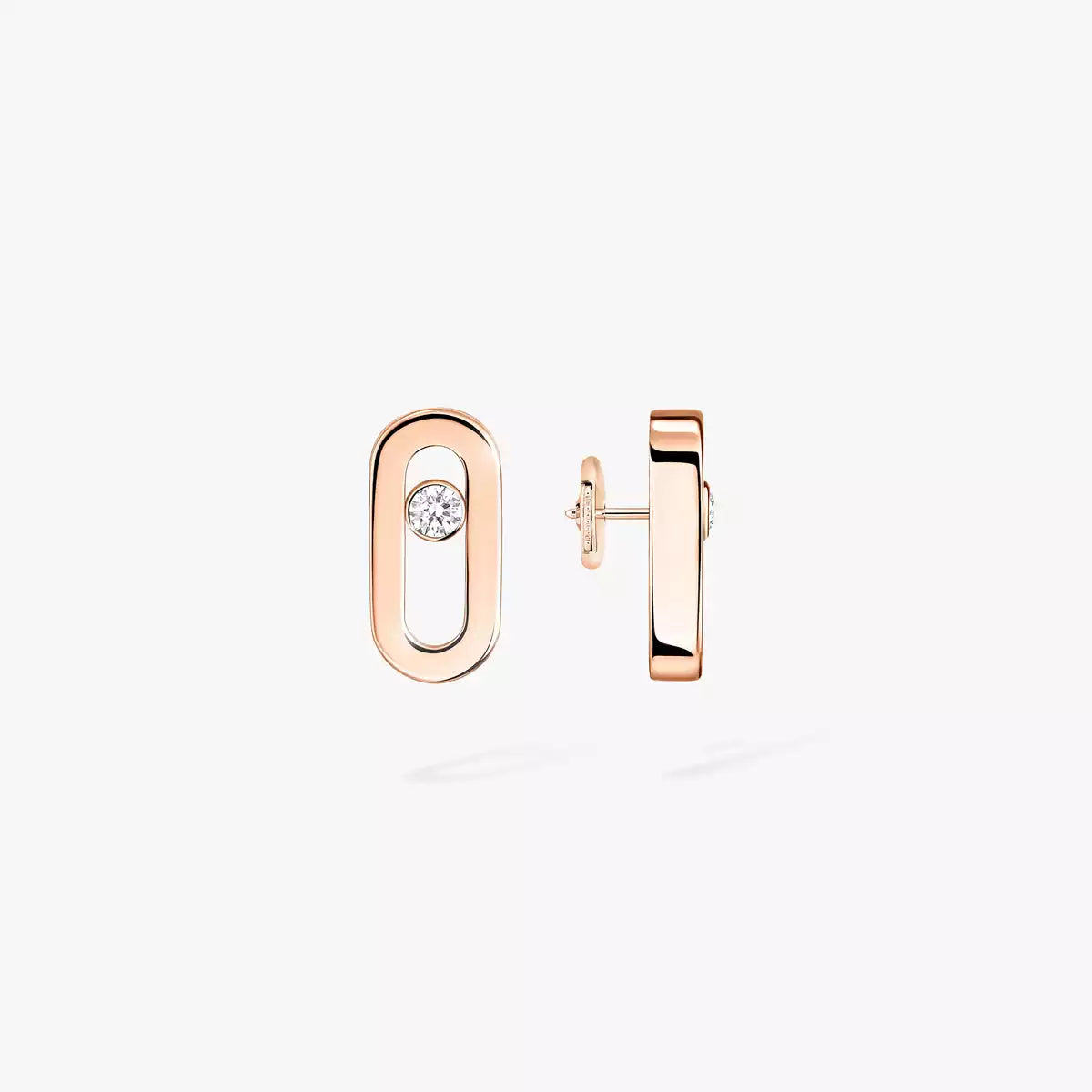 [Clara Jewely]Move Uno Diamond Stud Earrings