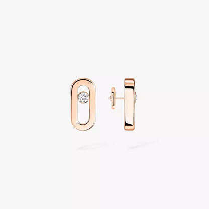 [Clara Jewely]Move Uno Diamond Stud Earrings