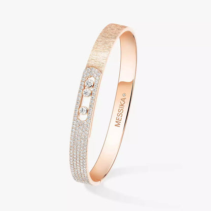 [Clara Jewely]Move Noa Cisel茅 half pav茅 bangle
