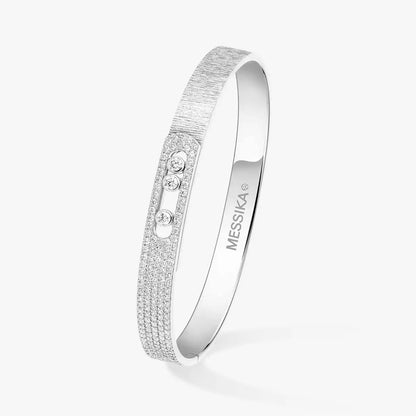 [Clara Jewely]Move Noa Cisel茅 half pav茅 bangle