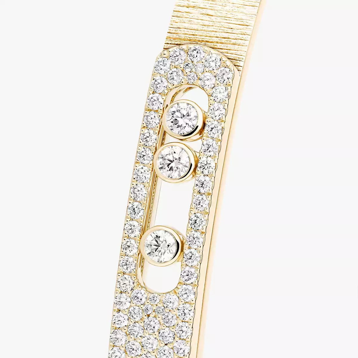 [Clara Jewely]Move Noa Cisel茅 half pav茅 bangle
