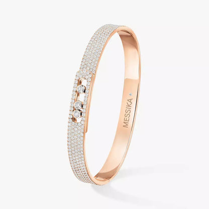 [Clara Jewely]Move Noa Full Pav茅 Diamond Bangle Bracelet