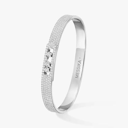 [Clara Jewely]Move Noa Full Pav茅 Diamond Bangle Bracelet