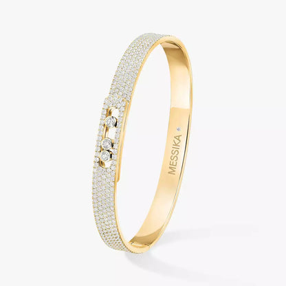 [Clara Jewely]Move Noa Full Pav茅 Diamond Bangle Bracelet