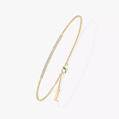 [Clara Jewely]Diamond Thin Bangle 0.15ct My Twin Toi & Moi