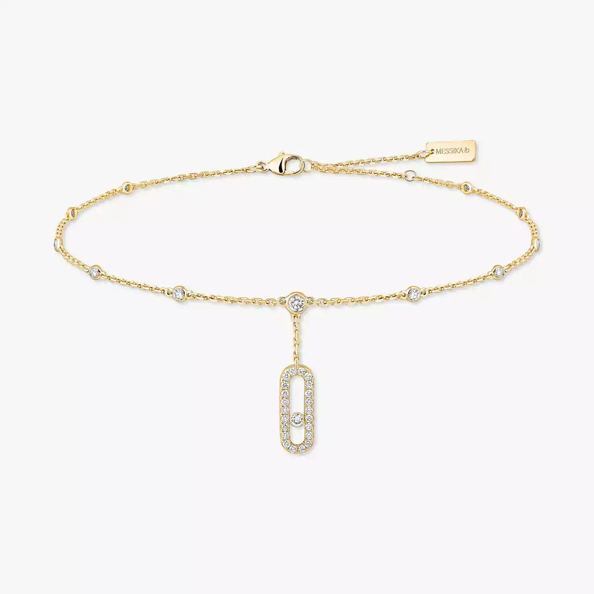 [Clara Jewely] Move Uno pav茅 ankle bracelet