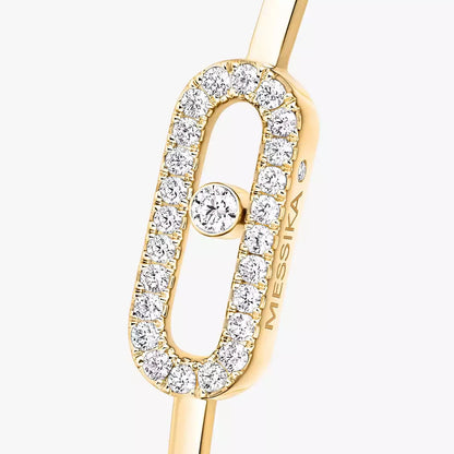 [Clara Jewely]Move Uno pav茅 flex bangle medium