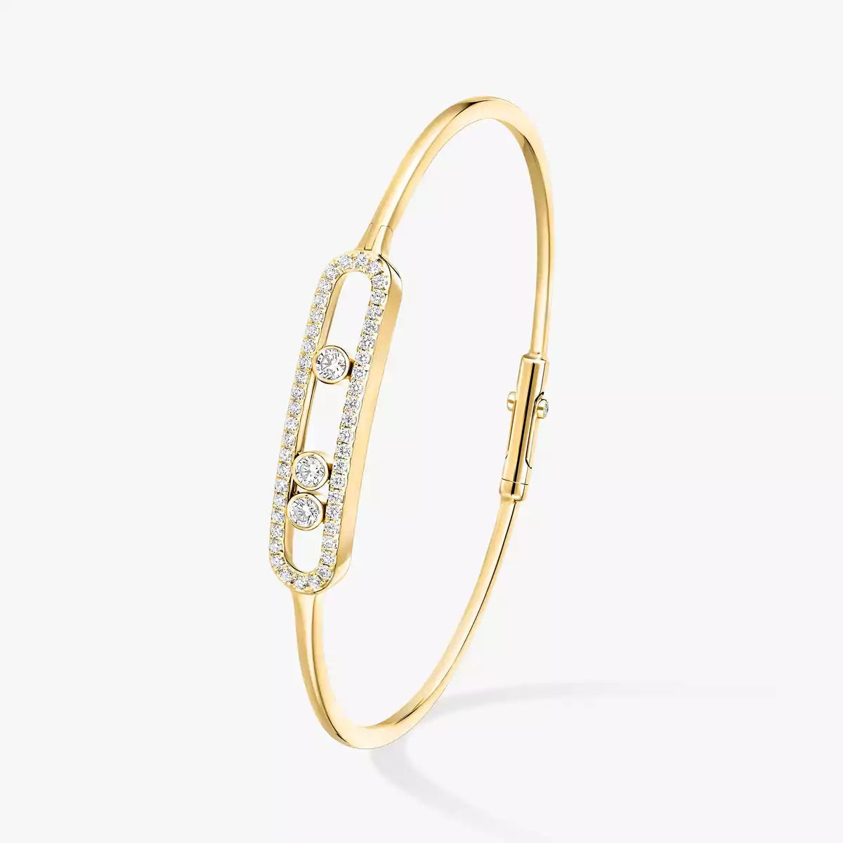 [Clara Jewely]Move Pav茅 Diamond Bangle Bracelet M