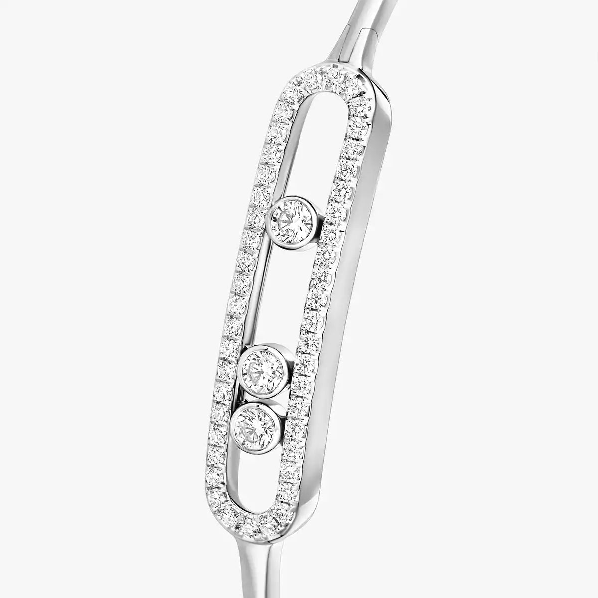 [Clara Jewely]Move Pav茅 Diamond Bangle Bracelet M