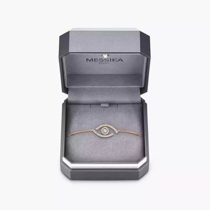[Clara Jewely]Lucky Eye Pave-Set Diamond Bracelet